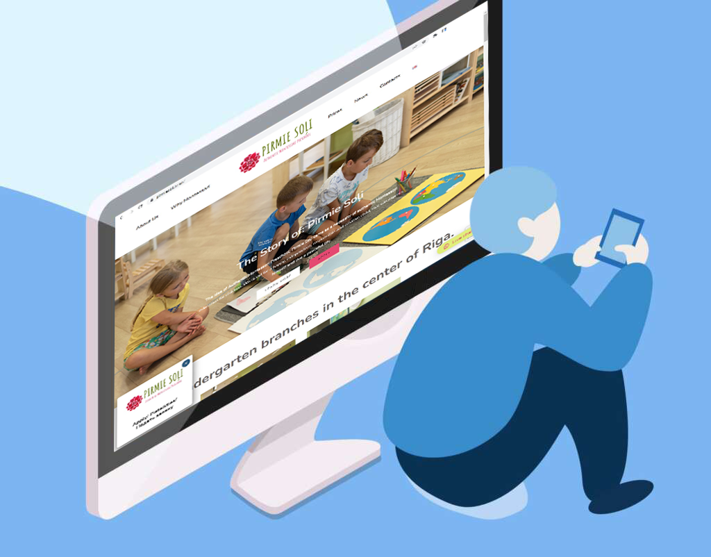 Разработка информационного сайта для детского сада